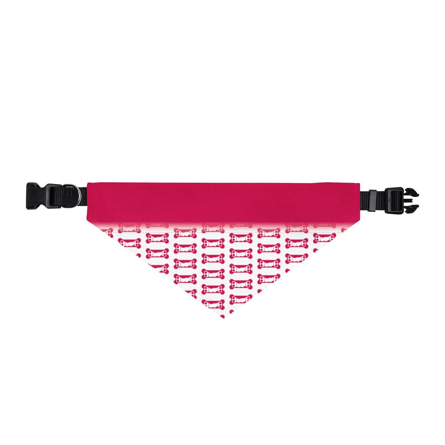 Test template 2 - Pink Dog Collar Bandana with Water Bottle Pattern — Clip-On Pet Bandana