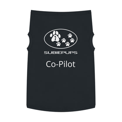 Pet Tank Top - "Subiepups Co-Pilot" Dog Car Travel Shirt