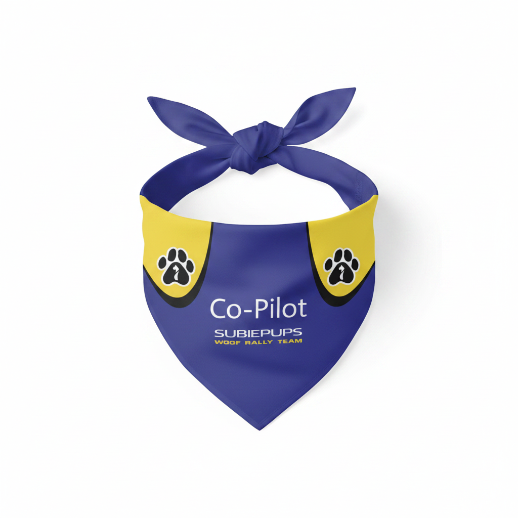 Personalized Woof Rally Team - Bandana
